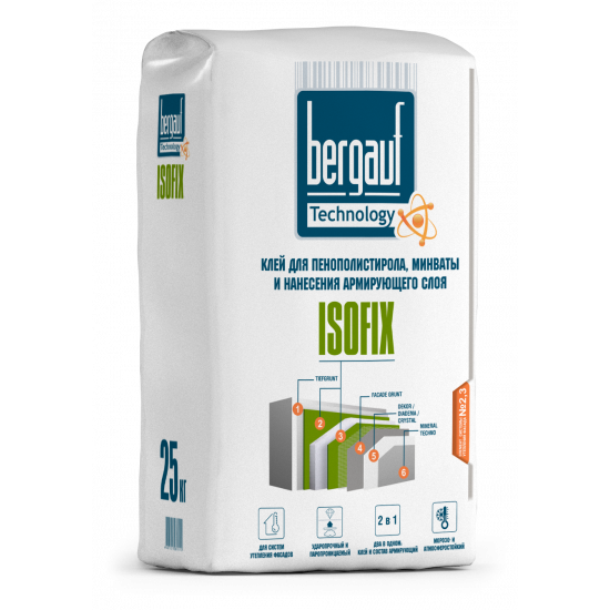 BERGAUF ISOFIX ЗИМА Клей для систем теплоизоляции