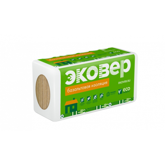 Минеральная вата ЭКОВЕР ЭКОФАСАД СТАНДАРТ 1000*600*100
